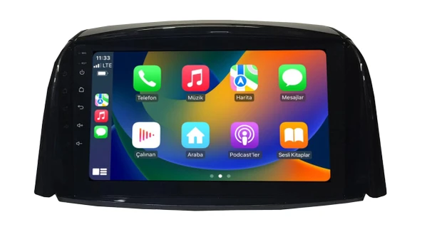 Navismart Multimedya - 8 Çekirdek İşlemci, 8GB RAM, 128GB HAFIZA Renault Koleos (2009-2012) ile uyumlu ürün görseli