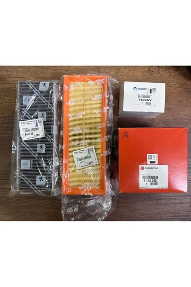 Peugeot 5008 1.6 HDI EURO4 DV6 Filtre Bakım Seti (Mazot Filtreli) 4lü ürün görseli