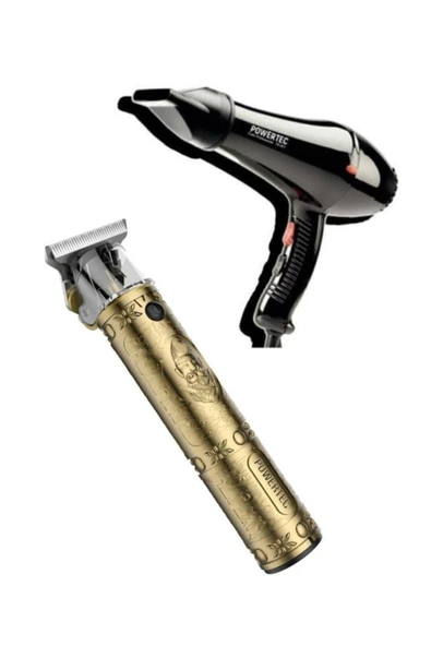 POWERTEC Tr-901 Profesyonel Fön Makinesi + Tr-1818 - 1