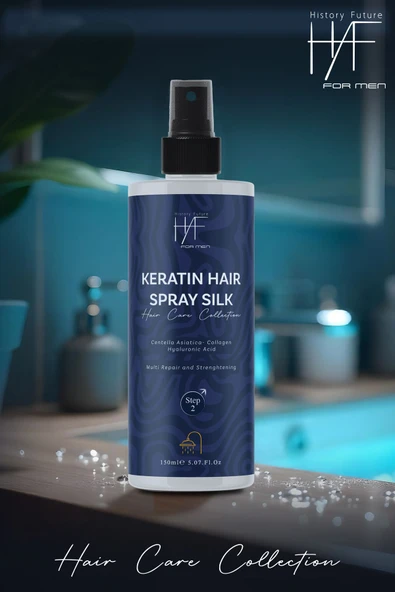 History And Future Erkek Keratin Saç Bakım Spreyi Güçlü Parlak Ve Hacimli Saçlar Için Elektriklenme Karşıtı Sprey 150ml - 3