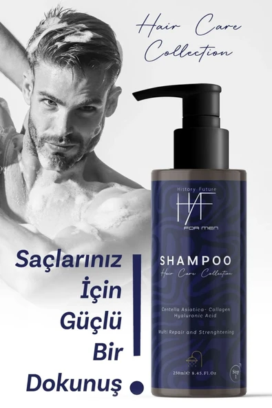 History And Future Vitamin Ve Protein Destekli Saç Dökülmesine Karşı Besleyici Nemlendirici Şampuan Seti 250 ml x3 - 6