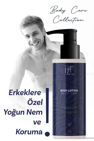 History And Future Nemlendirici Canlandırıcı Onarıcı Sıkılaştırıcı Kuruluk Karşıtı Erkek Vücut Losyonu 200 ml - 6