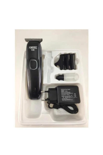 POWERTEC Tr-858 Profesyonel Tıraş Makinesi Saç Sakal Tıraş Makinası Tr858 - Resim 3