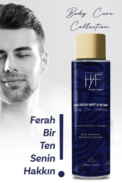 History And Future İntim Özel Bölge Temizleyici Kötü Koku Giderici Ferahlatıcı Erkek Vücut Spreyi 200 ml - 6
