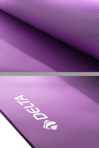 Delta Konfor Zemin 10 mm Taşıma Askılı Pilates Minderi Yoga Matı-MOR - 3