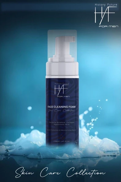History And Future Erkek Yüz Temizleme Köpüğü Derinlemesine Temizlik Nemlendirici Etki Sabun Içermeyen Formül 150ml - 3
