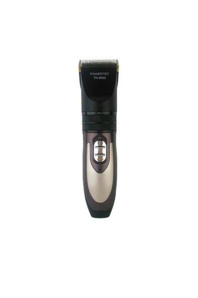POWERTEC Kuaför Saç Sakal Ense Çift Bataryalı Tıraş Makinesi Tr-6500 - 1