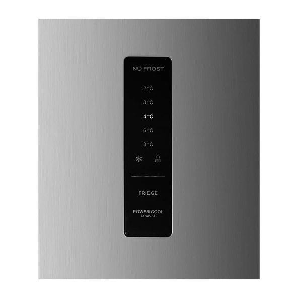 Uğur UES 635 D2K NFI DGT R65 635 Lt. E Enerji Çift Kapılı Inox Buzdolabı - Resim 4