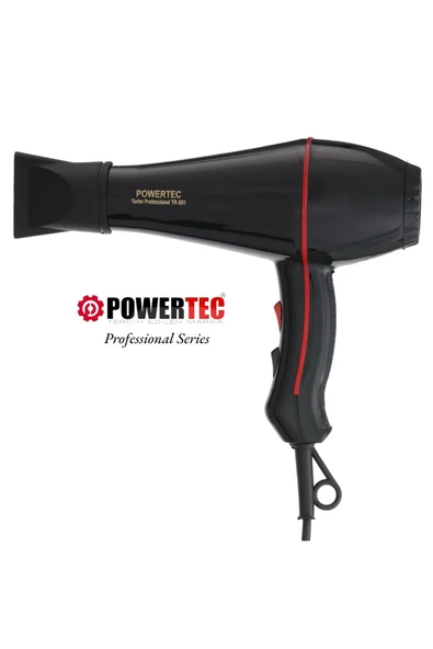 POWERTEC TR-601 (2500 W) Turbo Professional Series Fön Makinesi & Saç Kurutma Makinası - 2