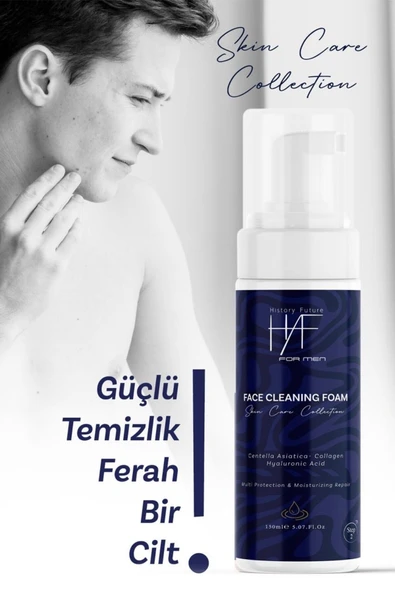 History And Future Erkek Yüz Temizleme Köpüğü Derinlemesine Temizlik Nemlendirici Etki Sabun Içermeyen Formül 150ml - 6