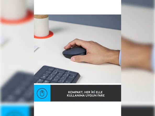 Logitech MK235 920-007925 Kablosuz Klavye Mouse Seti - 4