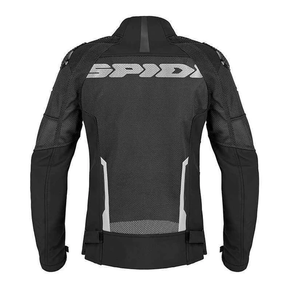 SPIDI RACE WARRIOR 2 NET LADY YAZLIK CEKET SİYAH BEYAZ - Resim 2