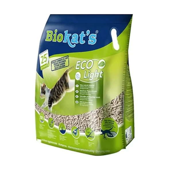 Biokats Eco Light Pelet Naturel Kedi Kumu 5 Lt ürün görseli