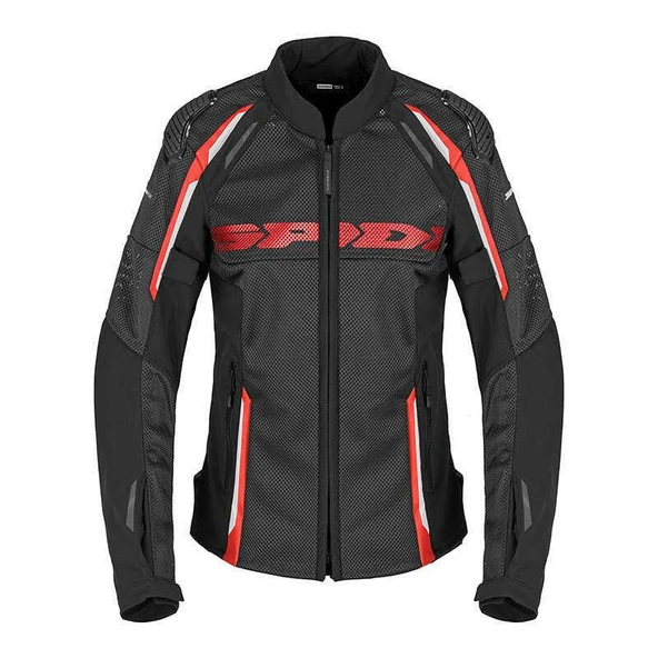 SPIDI RACE WARRIOR 2 NET LADY YAZLIK CEKET SİYAH KIRMIZI ürün görseli