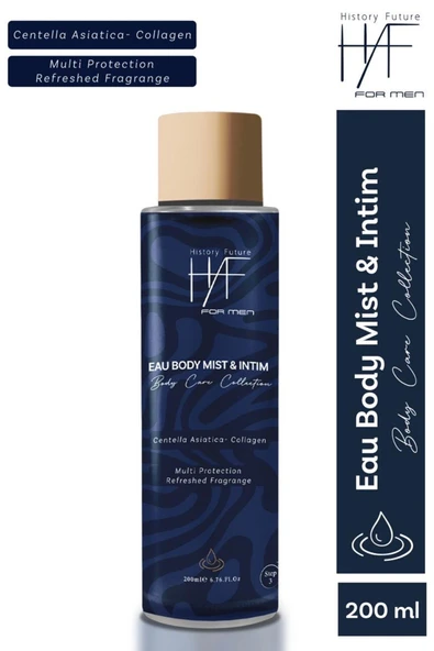 History And Future İntim Özel Bölge Temizleyici Kötü Koku Giderici Ferahlatıcı Erkek Vücut Spreyi 200 ml - 2