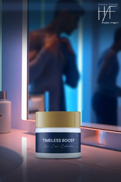 History And Future Erkeklere Özel Timeless Boost Yaşlanma Karşıtı Yüz Kremi Genç Canlı Ve Sağlıklı Cilt 50ml - 2