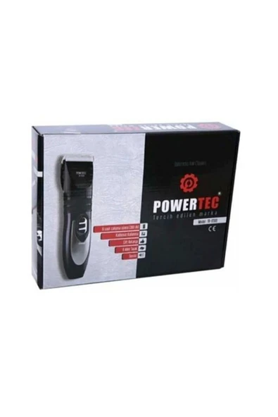 POWERTEC Kuaför Saç Sakal Ense Çift Bataryalı Tıraş Makinesi Tr-6500 - 3