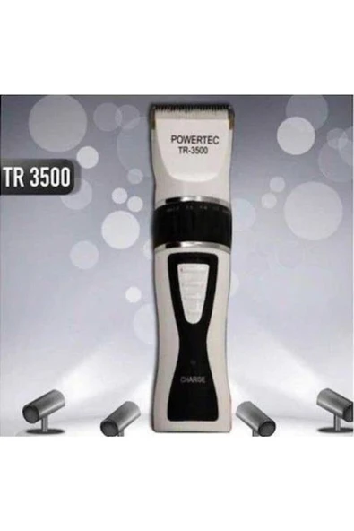 POWERTEC Tr3500 Tr-3500 Tıraş Makinesi 8 Tarak Çift Bataryalı 2 Yıl Garantili - 3