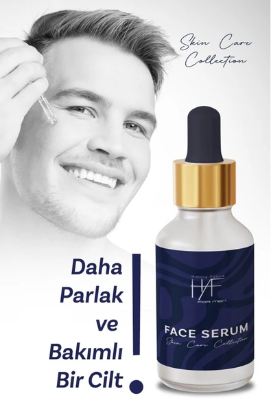 History And Future Yüz Serumu Erkeklere Özel Nemlendirici Yağ Dengesi Sağlayan Yaşlanma Karşıtı Etkili Yüz Serumu 20 ml - 6