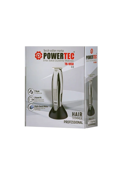 POWERTEC TR-1058 Saç Sakal Ense Vücut Tıraş Makinesi - 7
