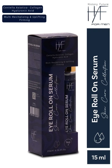 History And Future Erkeklere Özel Göz Roll-on Serum Kırışıklık Şişlik Ve Koyu Halkalara Karşı Etkili Hızlı Emilim 15ml - 3