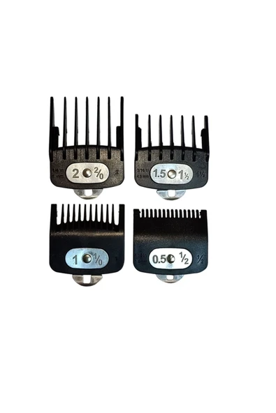 Wahl 4'lü Metal Tarak Seti Siyah ürün görseli