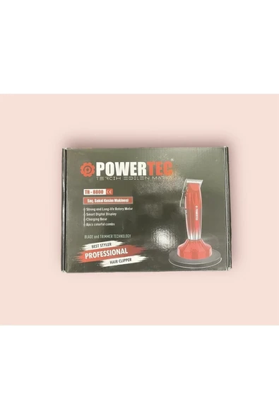 POWERTECH Tr-8800 Profesyonel Saç Sakal Kesim Makinası - 2