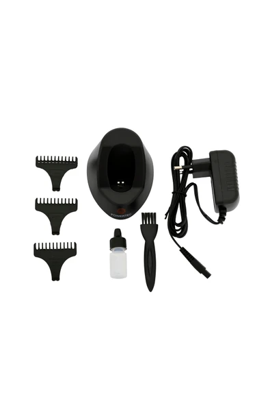 POWERTEC Tr-658 Şarjlı Tıraş Makinesi | Sakal, Ense, Saç Kesim – Profesyonel Seri - Resim 5