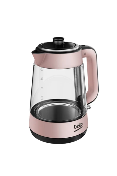 Beko CM 5964 R Floral Rose 1900 W Cam Demlikli Çay Makinesi - Resim 2