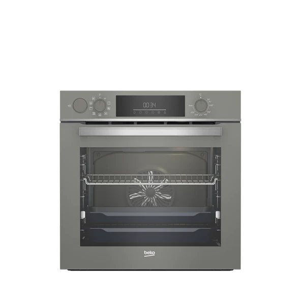 Beko  Manhattan Gri 3’Lü Ankastre Set (BFC 432 G Fırın + BOCD T6510 EG Ocak + BDE 6041G Davlumbaz) - Resim 4