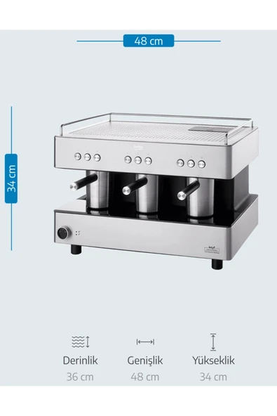 Beko BKK 2700 Keyf Profesyonel Türk Kahve Makinesi Uyumlu - Resim 4