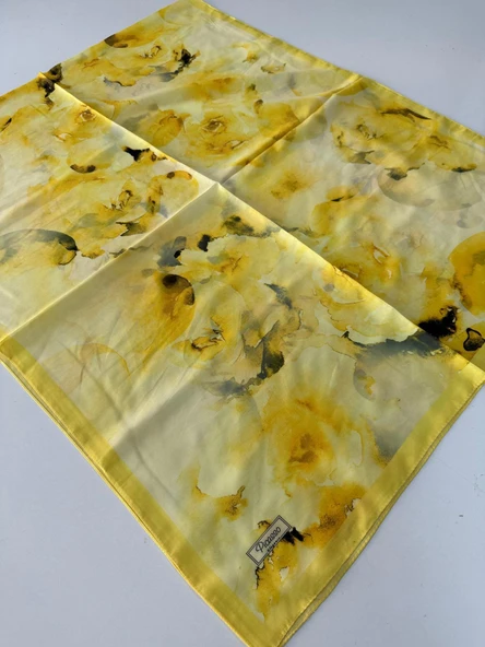 Picasso Elagance Soft Şal İnce Hafif Sarı Serisi  LCR1012 ürün görseli