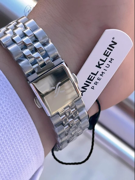 Daniel Klein İtalyan Model Bileklik Hediyeli Çelik Kordon 3 Atm 2 Yıl Garantili Erkek Kol Saati MY01 - Resim 4