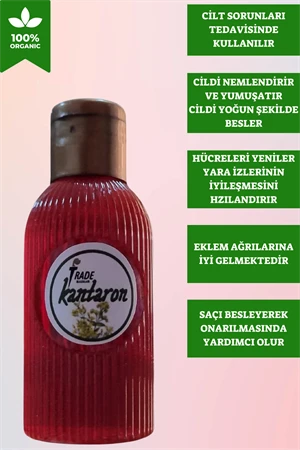 Saf Kırmızı Kantaron (KANTORON) Yağı 50 ml Yeni Mahsül - 3