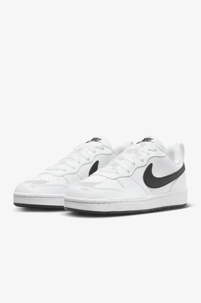 Nike Court Borough Low Recraft (GS) DV5456-104 Beyaz Kadın Spor Ayakkabı - Resim 3