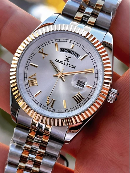 Daniel Klein İtalyan Model Bileklik Hediyeli Çelik Kordon 3 Atm 2 Yıl Garantili Erkek Kol Saati MY03 - 3