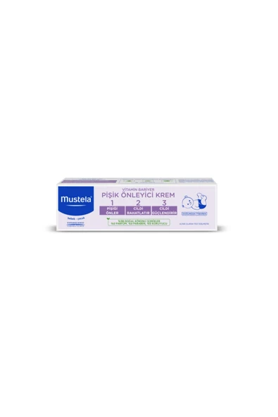 MUSTELA Vitamin Barrier Cream 1.2.3 Pişik Kremi 100 ml 3504105025847