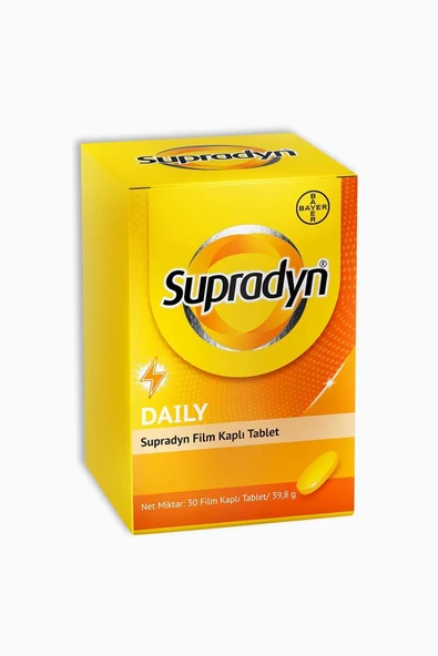Supradyn Daily Koenzim Q10 30 Film Kaplı Tablet 8699546090396 ürün görseli