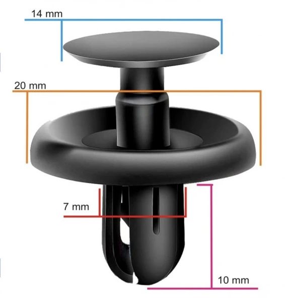 TOYOTA DAVLUMBAZ KLİPSİ (50 ADET) - 2
