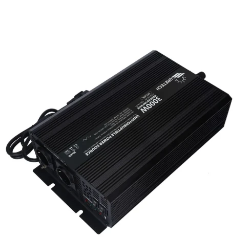 URETECH 3000 W Watt 12 V Volt Modifiye Sinüs Akü Şarjlı Ups İnverter 12Vdc-220Vac İnvertör ürün görseli 1