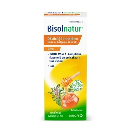 Bisolnatur Bitkisel Şurup 128 gr ürün görseli