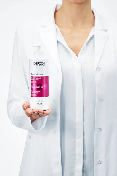 VICHY Dercos Densi-Solutions Saç Dolgunlaştırıcı ve Yoğunlaştırıcı Şampuan 400 ml - Resim 3