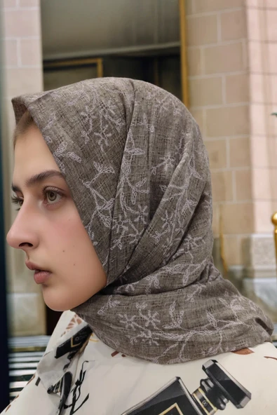 Dijital Baskılı Pamuk Şal - 2