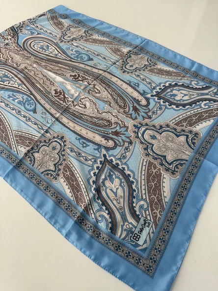 Polo Craft Soft Pamuklu Şal Mavi Serisi FZY0810 ürün görseli 1