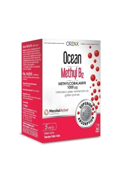 OCEAN Methyl B12 Sprey 1000 Mcg 5 ml 8697595871973 ürün görseli