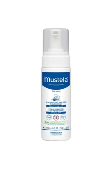MUSTELA Yenidoğan Konak Önleyici Köpük Şampuan 150 ml 3504105034405