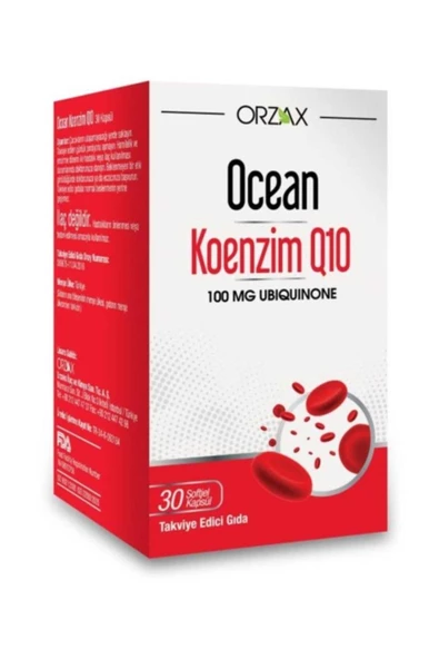 Ocean Koenzim Q10 30 Kapsül 8697595871218 ürün görseli
