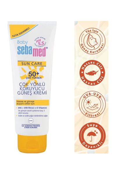 SEBAMED Sun 50 SPF Bebek Güneş Kremi 75 ml 4103040898715 - 2