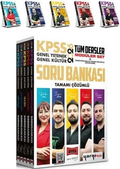 2026 KPSS Genel Yetenek Genel Kültür Tüm Dersler Tamamı Çözümlü Modüler Soru Bankası Seti Yargı ürün görseli 1