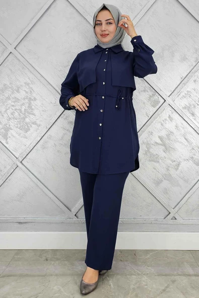 KADIN BELİ BAĞCIKLI TESETTÜR TAKIM - Resim 3